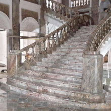 Natural marble stone staircase indoor staircase design